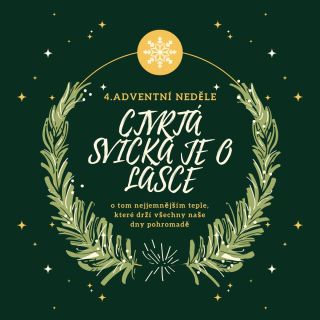 🕯️🕯️🕯️🕯️ 4. adventní neděle Láska jako největší teplo domova. Čtvrtá svíčka připomíná to, co drží všechno pohromadě —...