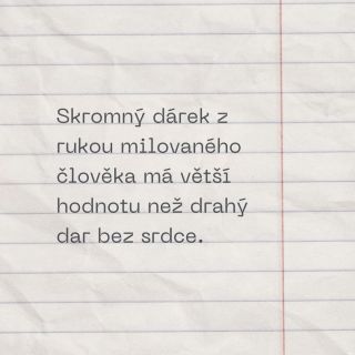 Vánoce mi vždycky připomínají, že nejde o cenu, ale o pocit… o to, kdo za dárkem stojí. Někdy stačí úplná maličkost —...